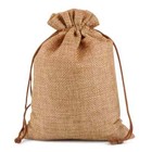 50pcs 4x6in Burlap Favor Bag Hessian Drawstring Jute Sack For Wedding Party