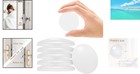 6pcs Silicone Door Stoppers  Clear Self-adhesive Wall Bumpers For Quiet Closure