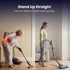 Cordless Vacuum Cleaner 45kpa 450w 70mins Runtime Foldable Handle Led Headlight
