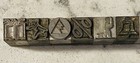 Vintage Lot Of 26 Printing Letterpress Printers Block Lead  Liberty Bell  Goose 