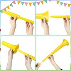 2 Pcs Stadium Horn For Adult  21 Inch Vuvuzela Plastic Collapsible Cheering T   