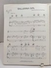 Ballerina Girl Sheet Music Lionel Richie Piano Guitar Voice 80s Pop         F2al