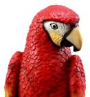 Ebros Tropical Rainforest Red Scarlet Macaw Parrot Perching On Branch Statue