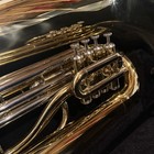 King Kmt411 Performance Series Marching Tuba - Clear Lacquer 4 Valve
