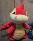 Neopets 6    Starry Scorchio    Red Scorchio Plush Stuffed Animals Dragon Vtg 2002