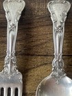 Gorham Chantilly Sterling Silver Baby Fork   Spoon Set 46g Monogrammed Hgm