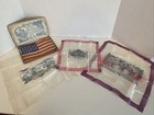 Ww1 Us Forces Sweetheart Silk Handkerchief Hanky Holder With Handkerchiefs