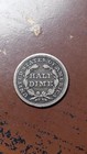 1855 With Arrows Seated Liberty Silver Half Dime F vf                 W656
