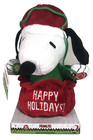 Singing Snoopy Christmas Animated Musical Plush Happy Holidays Ledlights Dan Dee