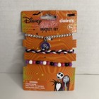 Claire   s Disney Halloween Jewelry Nightmare Before Christmas 3 Bracelet Set New