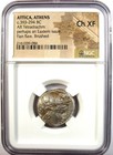 Athens Greece Athena Owl Tetradrachm Coin  393-294 Bc  - Ngc Choice Xf  ef 