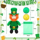Shappy 1 Set Leprechaun Plush Boy Girl Toy St  Patrick s Day Green 