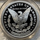 1889 Cc Morgan Dollar Proof Silver Plated Reproduction Coin With Coa