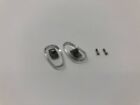 Replacement Screw-in Nose Pads For Gucci Eyeglasses Sunglasses W  Screws Silver