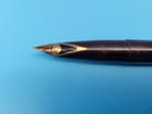 Vintage 50s Sheaffer Crest White Dot Snorkel Fountain Pen 14k Gold Nib