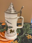 Vintage German Porcelain Beer Stein Royal Bavarian Coat Of Arms