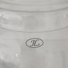 Jl Glass Countertop Hot   Cold Water Dispenser With Lever Handle And Lid