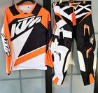 2025 New Ktm Motocross Jersey   Pants Set Breathable Off-road Riding Gear