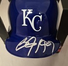 Bo Jackson Signed Kansas City Royals Mini Batting Helmet Mlb Authentication Auto