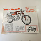Original 1965 Ducati 250 125   90 Motorcycle Sales Brochure