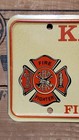  Kansas Firefighter License Plate   19889