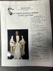 Vintage Native American Doll Sewing Pattern Leather Dress Coat Robe Faces Past