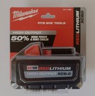 2pcs 18v Millwauukke 48-11-1880 M18 High Output 8ah Xc8 0 Cordless Battery
