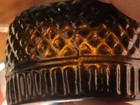 Nice Amber Pontiled Geometric Ink Bottle