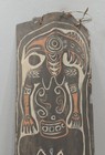 Papua New Guinea Mens Hut Wood Bark Painting
