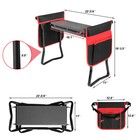 Heavyduty Folding Garden Kneeler Seat Bench Kneeling Pad Stool Glove 2tool Pouch