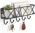 Key Holder Wall Mount  Metal Key Rack  9 8   lx2 1   wx4 1   h
