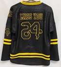 Legend 8 24 Ice Hockey Jersey Black Gold Mamba Memorial Shirt 21w X 27t Mex Xl