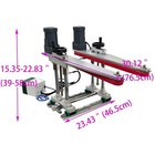 220v 0-4 72   Bottle Clamping Conveyor Bottomless Gap Transfer Conveyor Hugger