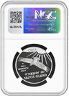 2017 W  100 American Platinum Eagle 1oz Proof Coin Ngc Pf70 20th Anniversary