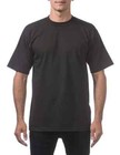 6 Pack Proclub Pro Club Mens Heavyweight Black Short Sleeve T-shirts Cotton Tees