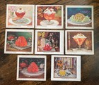 Lot Of 8 Jell-o Vintage 1920 s Rare Tri-fold Recipe Story Cards