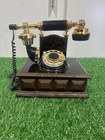 Gorgeous Vintage Deco-tel Rotary Dial Telephone 8  W X 7  L X 10  H Works Fine