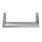 12 In  X 30 In  Stainless Steel Wall Shelf With Side Guards