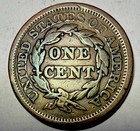 1847 Braided Hair Large Cent vf  Condition very Nice Coin
