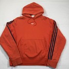 Adidas Hoodie Women Large Trefoil Logo Pullover 3-stripes Streetwear Origina