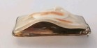 Antique Carved Shell Bird Cameo Pin Brooch
