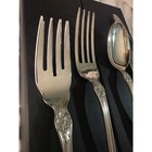 Gorham Buttercup Sterling Silver 4 Piece Place Setting Fork Knife Spoon Set