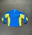Footjoy Dryjoy Hydrolite Rain Jacket Large Blue Bright Yellow Golf Outdoors