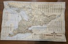 Ontario Canada 1929-30 Govt  Official Road Map 24x36