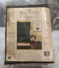 Select Edition Shower Curtain New Luxury Jacquard Deluxe Swag Set 68x69    Green