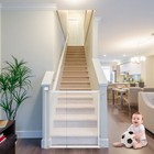 Outdoor Retractable Gate Child Baby Safety Pet Dog 71 Inch Extra Wide And Tall