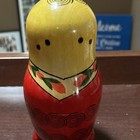 Russian Matryoshka Nesting Dolls Set Of 5 Hand-painted Floral