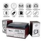 Looptone Vinyl Record Player Dual 15w External Speakers 9 In 1 3 Speed