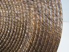 10 Brown  Rattan-like Acrylic Charger Plates Party Events Decorations 13  D Nwb