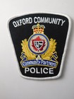 Oxford County Police Patch Shoulder Vintage Souvenir Ontario Canada